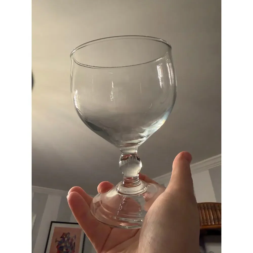 Vintage MCM Crystal Brandy Snifters - Set of 3 Matching + 1 Coordinating Glass